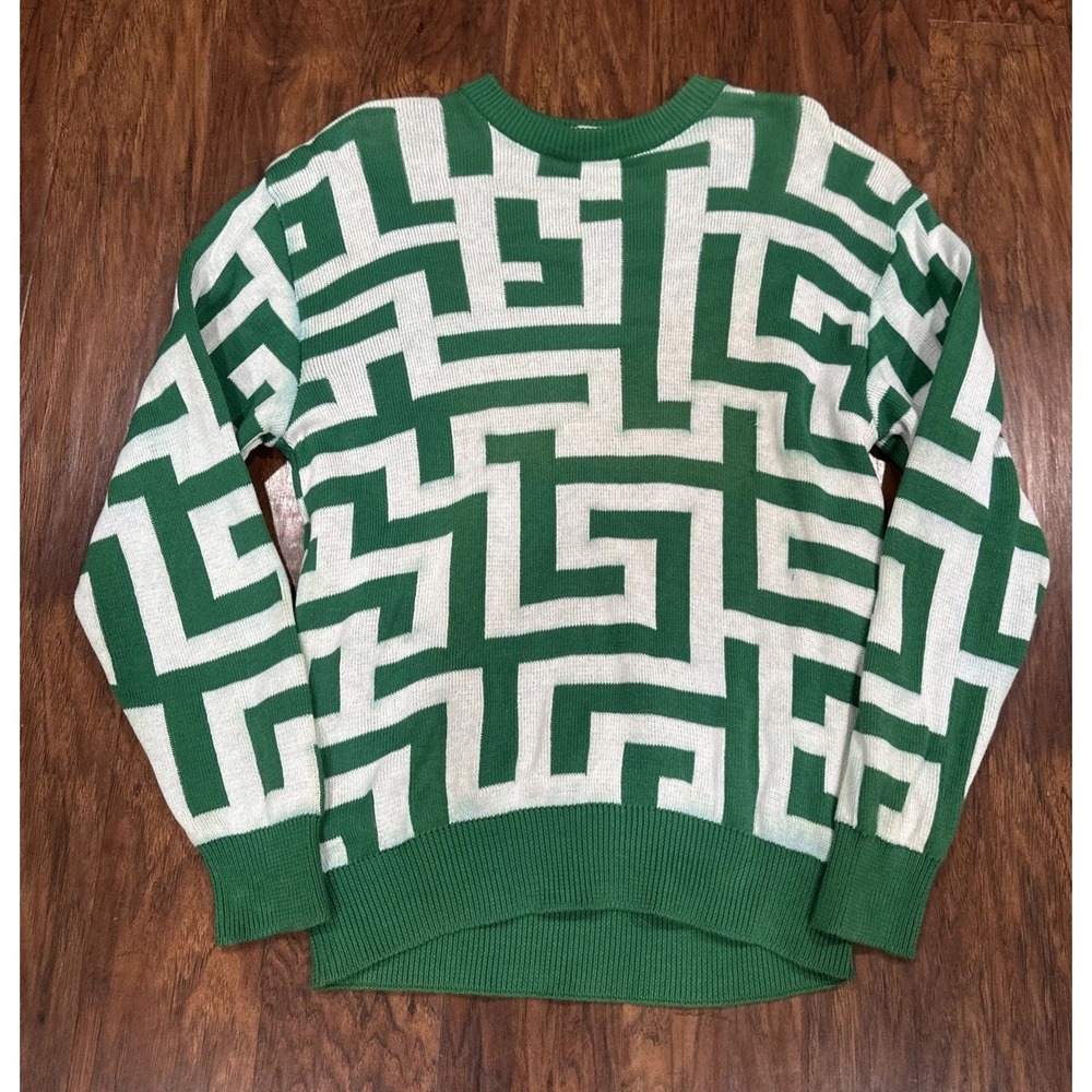RARE Vintage Valentino Uomo Knit green Sweater Size M